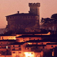 Trisobbio, die Burg