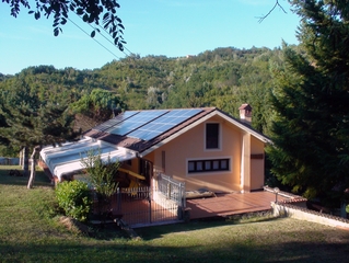 L'impianto fotovoltaico terminato L'impianto fotovoltaico terminato