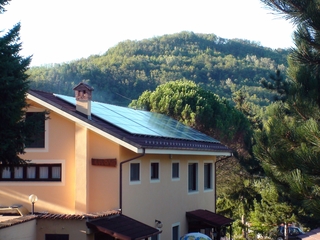 L'impianto fotovoltaico terminato L'impianto fotovoltaico terminato